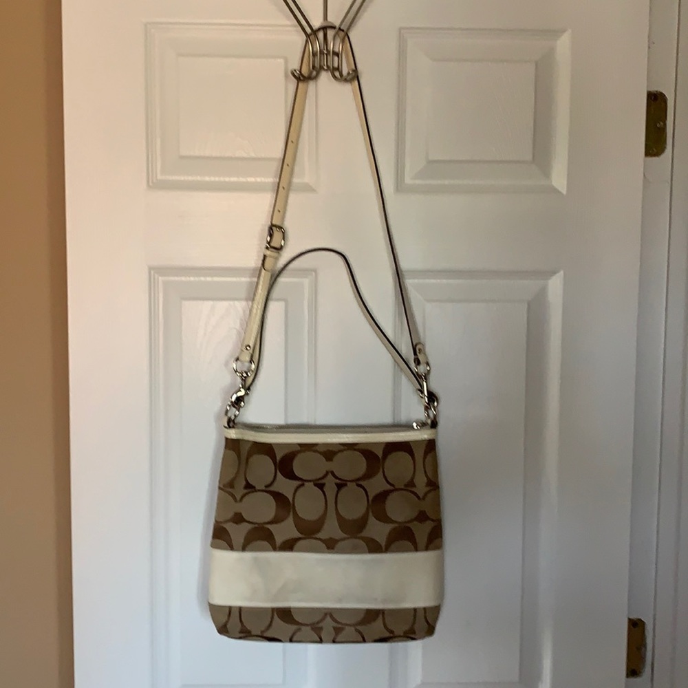Beige Coach Bag